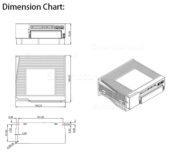 3.0KW AC Servo Motor Kit 130JASM530220K-17B-SC+JASD30002-20B 220V 14.32N.m 2000RPM 13.6A with JASD20002-20B Servo Driver